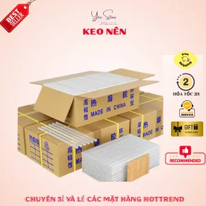 Sỉ 1 KG Keo Nến Silicon Loại Tốt Size Nhỏ 7mm x 26cm Dùng Làm Hoa, Đồ Handmade, DIY- YÊN STORE DIY